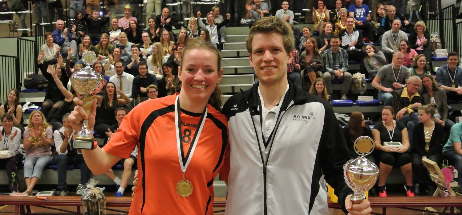Linda Janssen en Bart de Vette zijn de clubkampioenen van 2017.