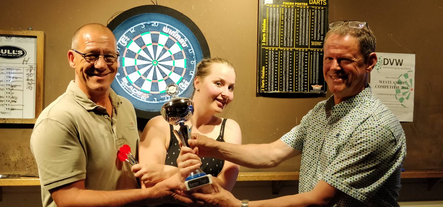 Anne en Rob waren de winnaars van het vorige darttoernooi.