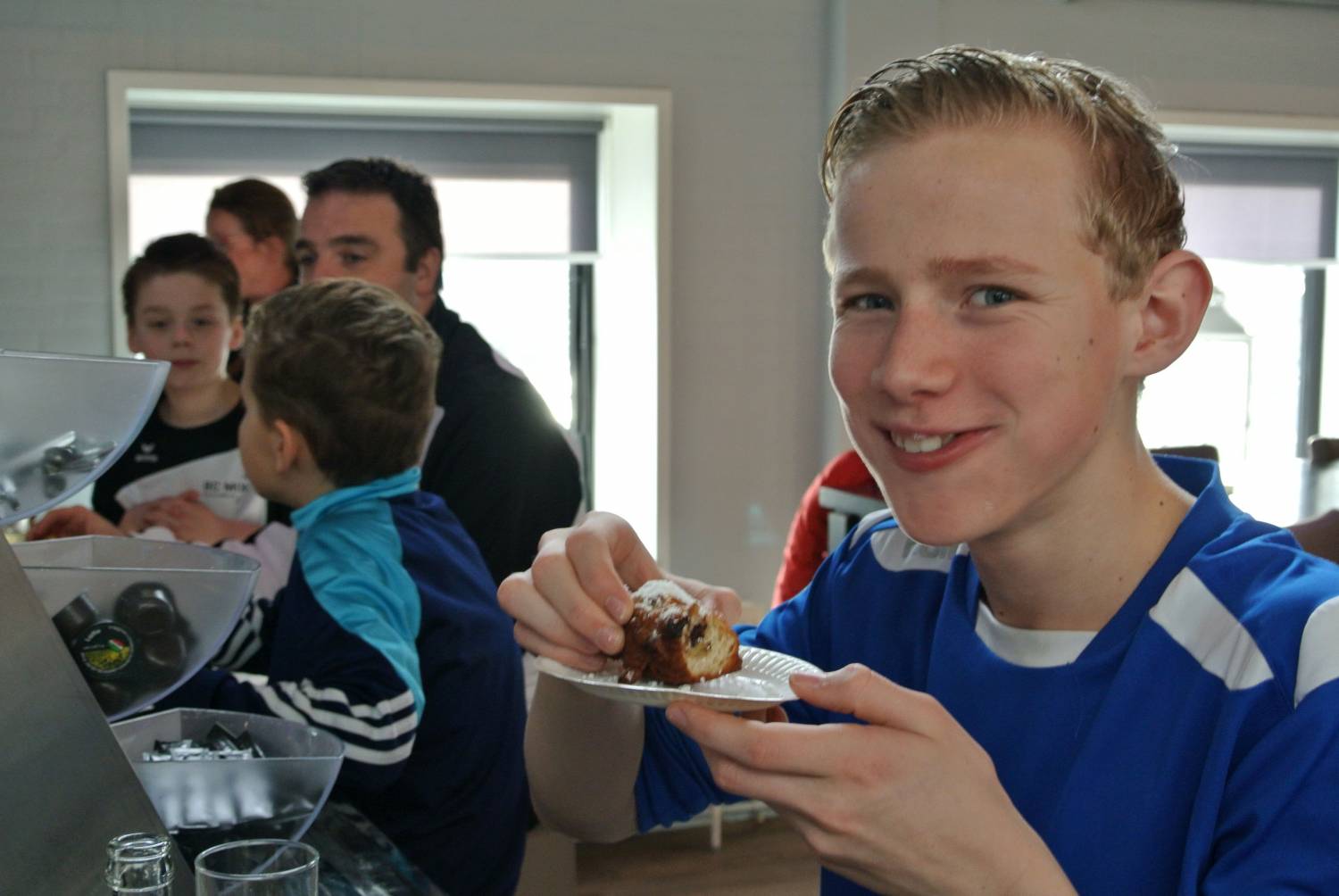 De oliebollen lieten zich smaken!