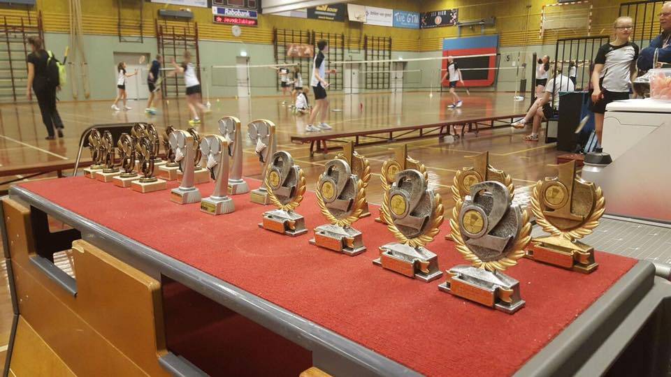 Prijzen bij de clubkampioenschappen van 2017.